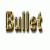 Free photoshop tutorials and trick to make antique golden text bullet effect