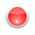 Red dimpled stop orb button for website