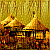 Create a Cavern Village Hut Wallpaper Background