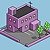 Pixel art building